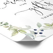 Wir können auf das Schild Karten und Geschenke war (Ecke)