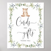 Wir können auf das Schild Karten und Geschenke war (Vorne)