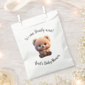 Wir können Baby Shooting Teddy Bär Geschenktütchen (Ausgeschnitten)
