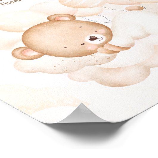 Wir können Babyduschabwaschmaschine frühzeitig abw Poster (Ecke)