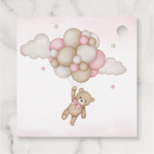 Wir können Babyduschbegleitertags frühzeitig abwar Geschenkanhänger (Rückseite)