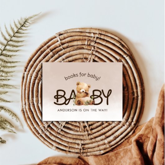 Wir können Babyduschbücher frühzeitig abwarten Begleitkarte