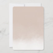 Wir können Babydusche abwarten und sehen Einladung (Rückseite)