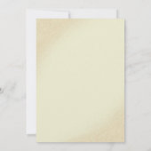 Wir können Babydusche frühzeitig abwarten Einladung (Rückseite)