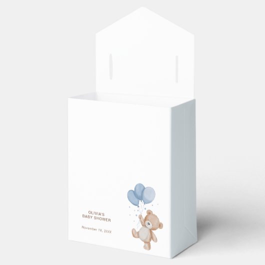 Wir können Babydusche frühzeitig abwarten Geschenkschachtel (Geöffnet)