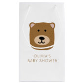 Wir können Babydusche frühzeitig abwarten Kleine Geschenktüte (Rückseite)