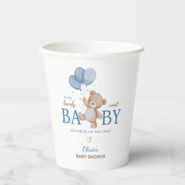 Wir können Babydusche frühzeitig abwarten Pappbecher