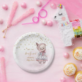 Wir können Babydusche frühzeitig abwarten Pappteller (Party)