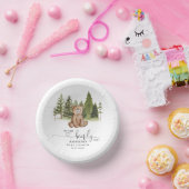 Wir können Babydusche frühzeitig abwarten Pappteller (Party)