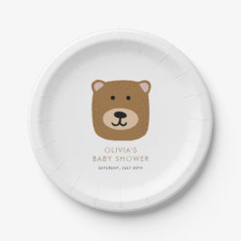 Wir können Babydusche frühzeitig abwarten Pappteller