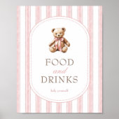 Wir können Babydusche frühzeitig abwarten. Poster (Vorne)