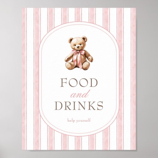 Wir können Babydusche frühzeitig abwarten. Poster (Vorne)