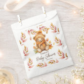 Wir können Babydusche schon frühzeitig abwarten Geschenktütchen (Ausgeschnitten)