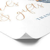 Wir können Babyduschkarten und Geschenke frühzeiti Poster (Ecke)