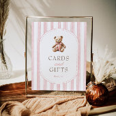 Wir können Babyduschkarten und Geschenke-Zeichen f Poster