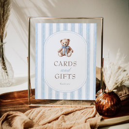 Wir können Babyduschkarten und Geschenke-Zeichen f Poster