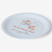 Wir können Babyduschpapier-Teller frühzeitig abwar Pappteller (Schrägansicht)