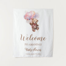 Wir können balloon warten Teddy Bear Baby Dusche