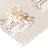 Wir können Boho Niedlich Bear Baby Dusche frühzeit Tischdecke (Schrägansicht)