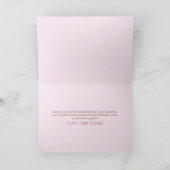 Wir können Boho Teddy Bear Baby Dusche frühzeitig Dankeskarte (Innenseite)