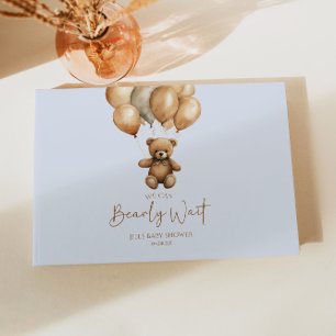 Wir können Boho Teddy Bear Baby Dusche frühzeitig Gästebuch
