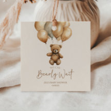 Wir können Boho Teddy Bear Baby Dusche frühzeitig
