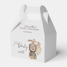 Wir können Boho Teddy Bear Baby Dusche frühzeitig  Geschenkschachtel