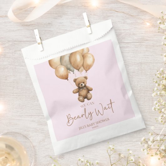 Wir können Boho Teddy Bear Baby Dusche frühzeitig  Geschenktütchen (Ausgeschnitten)