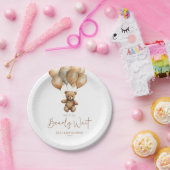 Wir können Boho Teddy Bear Baby Dusche frühzeitig Pappteller (Party)