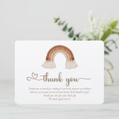 Wir können Boho Toy frühzeitig abwarten Dankeskarte (Stehend Vorderseite)