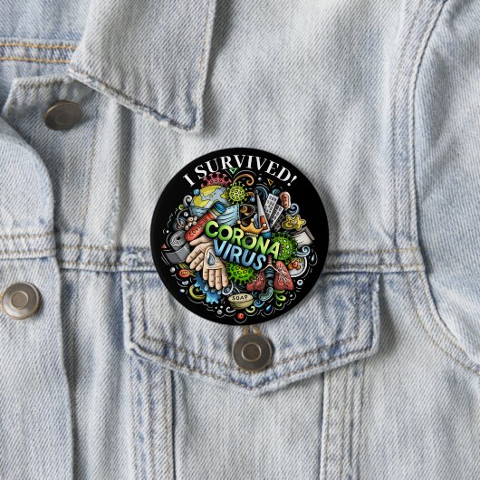 Wir können Coronavirus töten! Button (Beispiel)