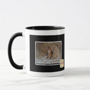 Wir können das Bett später machen. Tasse