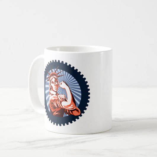 Wir können das gemeinsam machen! kaffeetasse (Vorderseite Links)