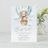 Wir können das Script Baby schon abwarten Einladung (Stehend Vorderseite)