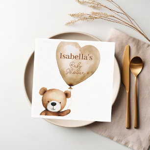 Wir können das Teddy Bear Baby Duschpapier frühzei Serviette