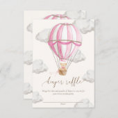 Wir können das Teddy Bear Diaper Raffel Ticket frü Einladung (Vorne/Hinten)