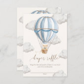 Wir können das Teddy Bear Diaper Raffel Ticket frü Einladung (Vorne/Hinten)