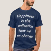 Wir können den dunklen T - Shirt ändern (Vorderseite)