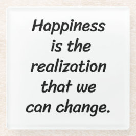 Wir können den Glass-Untersetzer ändern Glasuntersetzer