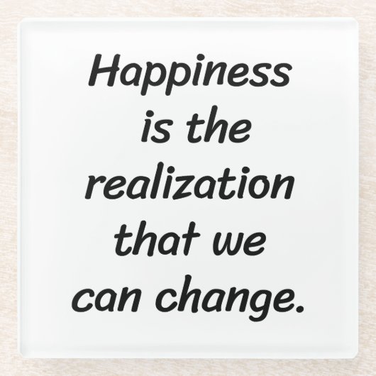 Wir können den Glass-Untersetzer ändern Glasuntersetzer (Vorderseite)