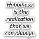 Wir können den Vinyl-Aufkleber nach Maß ändern Aufkleber (Vorderseite)