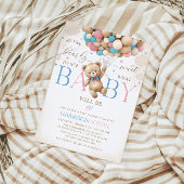 Wir können die Aufdeckung des Teddy-Bärengeschlech Einladung