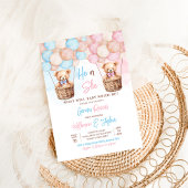 Wir können die Aufdeckung des Teddy-Bärengeschlech Einladung