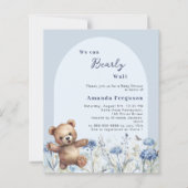 Wir können die Blue-Boy-Dusche-Einladung abwarten (Vorderseite)