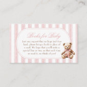 Wir können die Bücher des Teddy-Bären für das Baby Begleitkarte (Vorderseite)