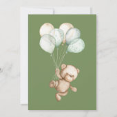 Wir können die Einladung der Babydusche abwarten (Rückseite)