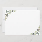 Wir können die Einladung der Babydusche abwarten (Rückseite)