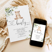 Wir können die Einladung der Babydusche abwarten