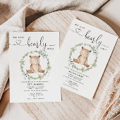 Wir können die Einladung der Babydusche abwarten