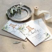 Wir können die Einladung der Babydusche abwarten